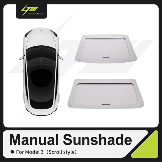 LTW Coolguard Sunshade ( Manual ) For Tesla Model 3